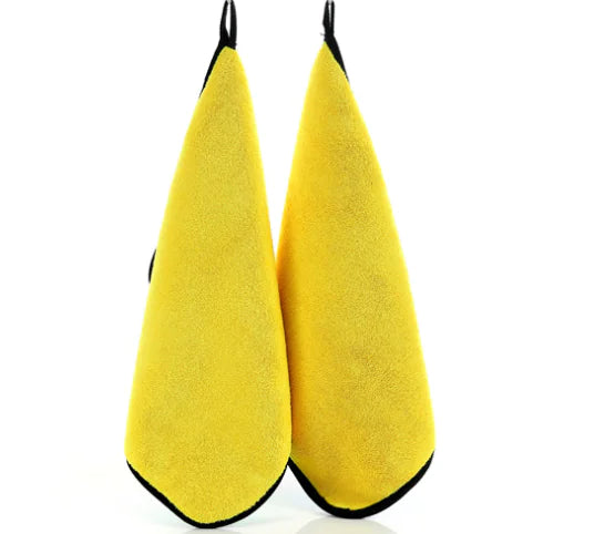 Dual-Sided Microfiber Car Cleaning Towel