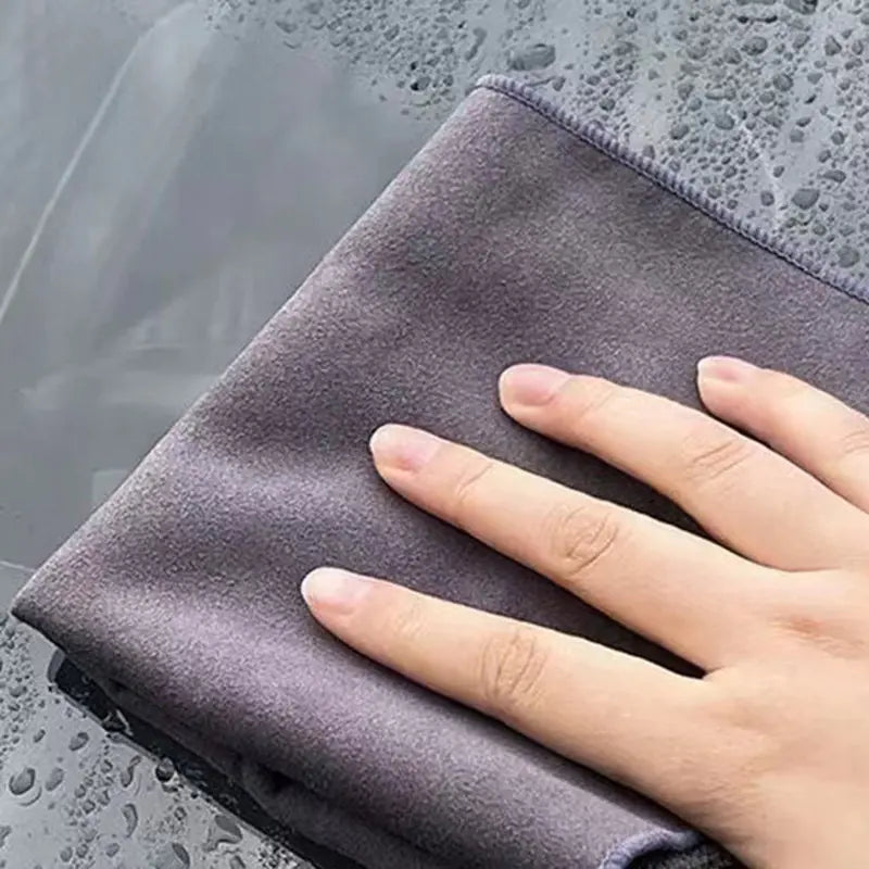 Double-Sided Coral Fleece Car Wash Towel for Cleaning