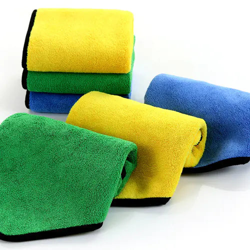 Dual-Sided Microfiber Car Cleaning Towel